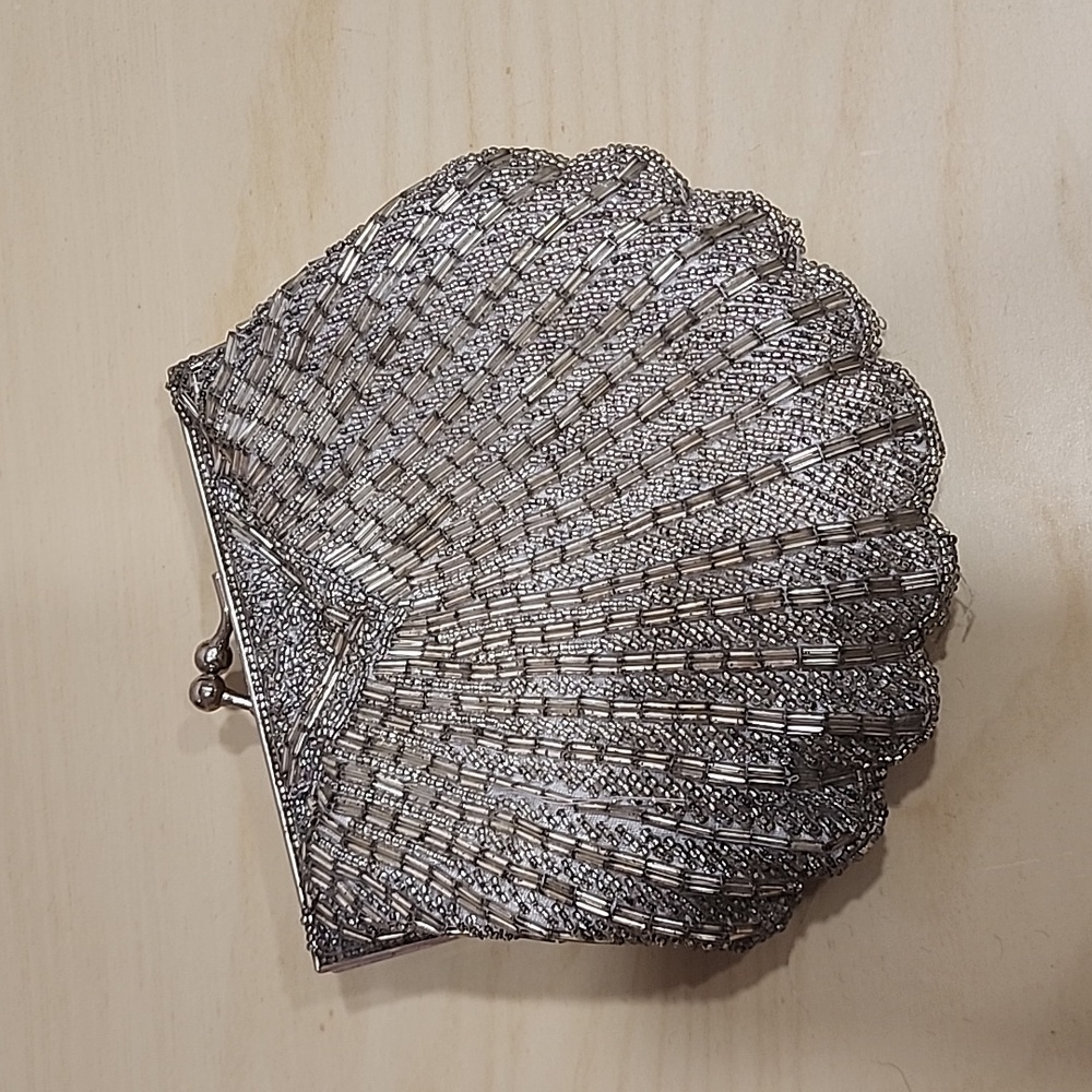 Vintage beaded clutch evening bag